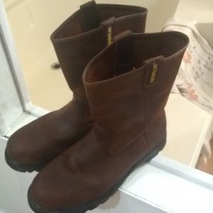 MENS LIKE NEW CATERPILLAR STEEL TOE BOOTS